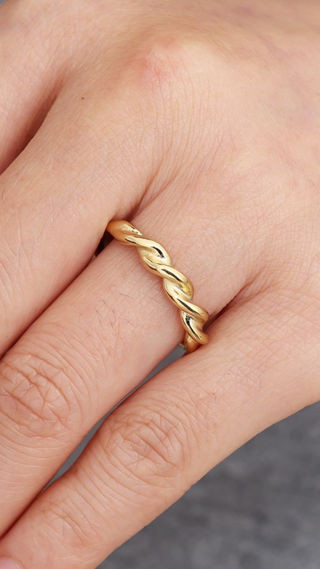 14K GULD SNOR RING