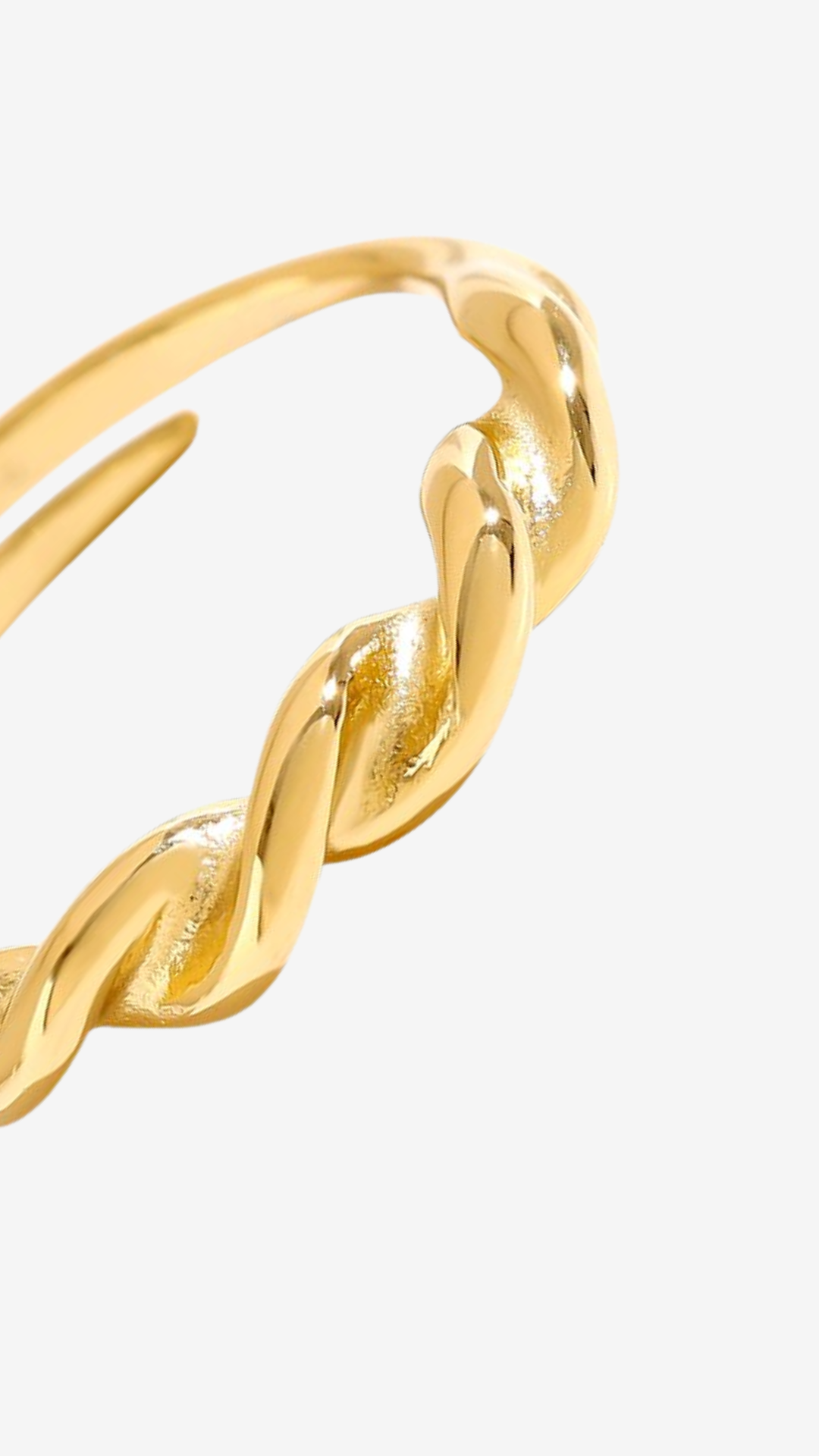 14K GULD SNOR RING