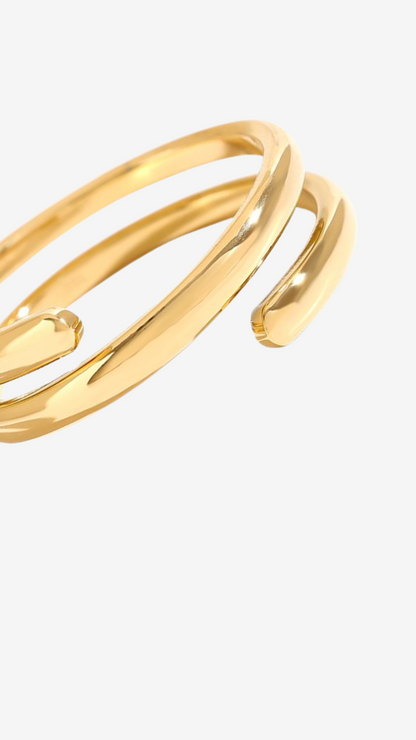 14K GULD TWIST RING